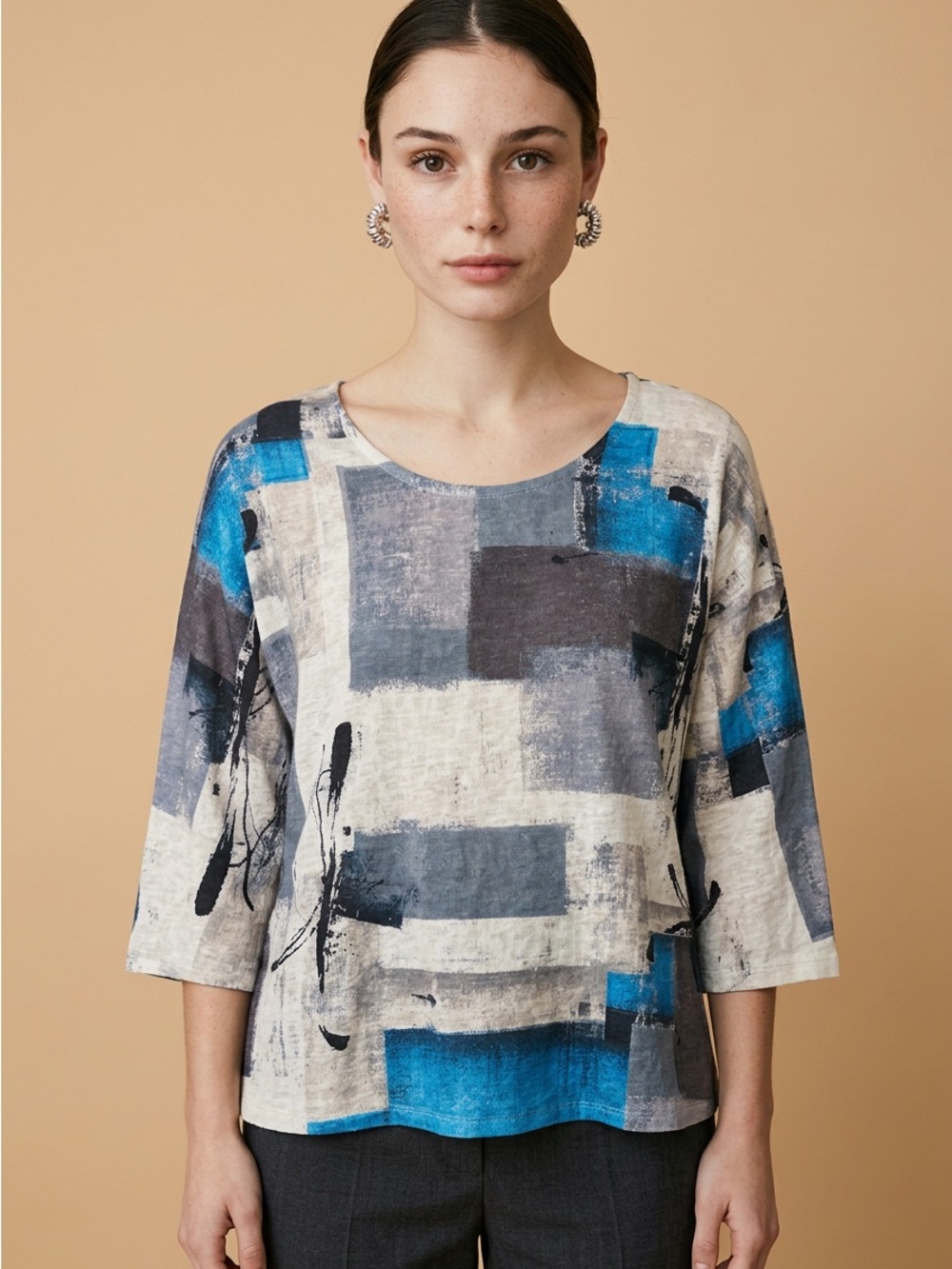 Abstract Print Women's Top